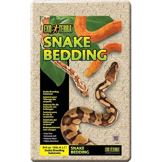 Exo Terra Snake Bedding 26,4 L - Støvfrit, Blødt, Bionedbrydeligt
