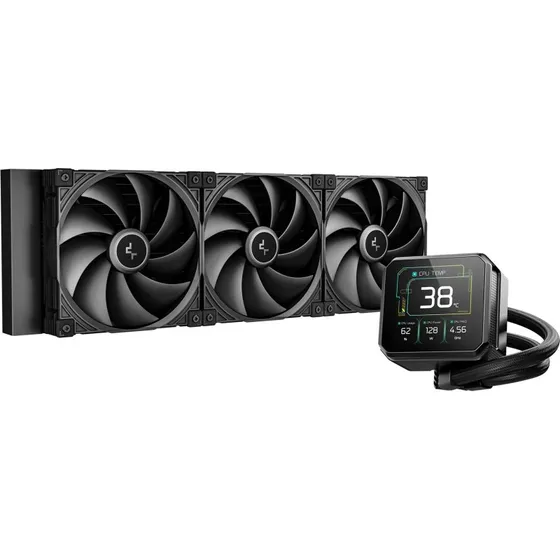 DeepCool Spartacus 420 - Væskekøler 3×140 mm, Sort