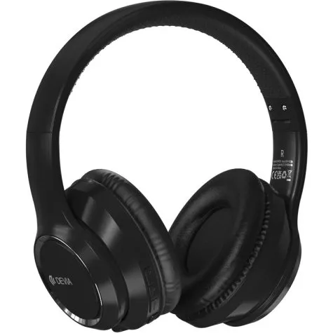 Devia Kintone Bluetooth-hørelurar, svart, 18 timer batteri