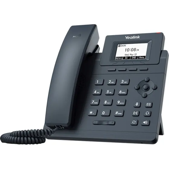 Yealink SIP-T30P VoIP-telefon, klassisk grå