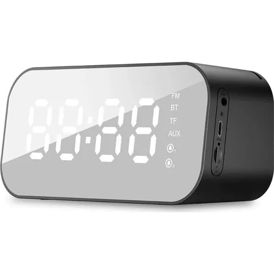 Havit M3 Bluetooth-højtaler med vækkeur og FM, sort