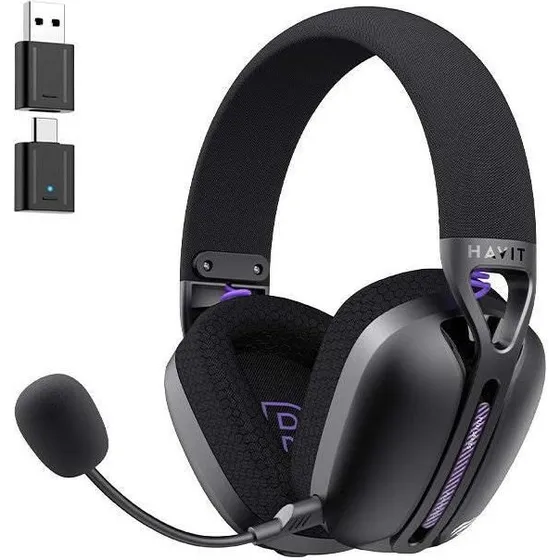 Havit Fuxi-H3 Plus Gaming-headset, sort
