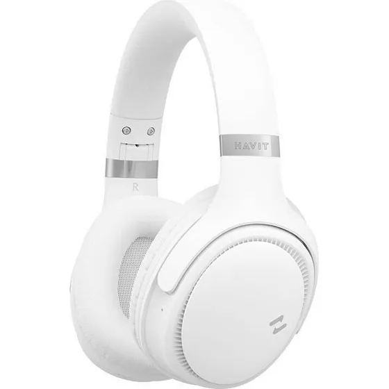 Havit H630BT trådløse Bluetooth høretelefoner, hvid