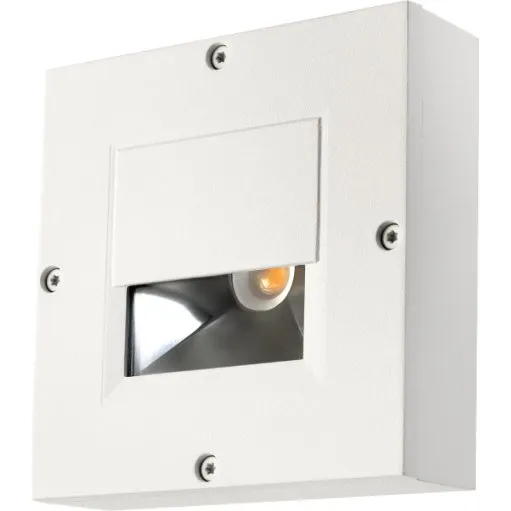 SG Callisto Square udendørs væglampe, 2700K, hvid