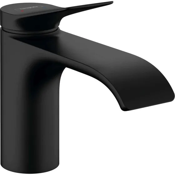Hansgrohe Vivenis 80 håndvaskarmatur, mat sort, 1-grebs