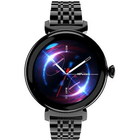 HiFuture Aura Smartwatch, 1,08" AMOLED, IP68, Sort