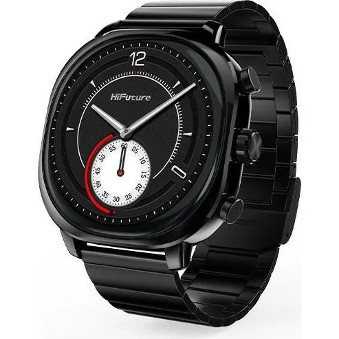 HiFuture AIX Smartwatch, Sort, 1,43" AMOLED, IP68