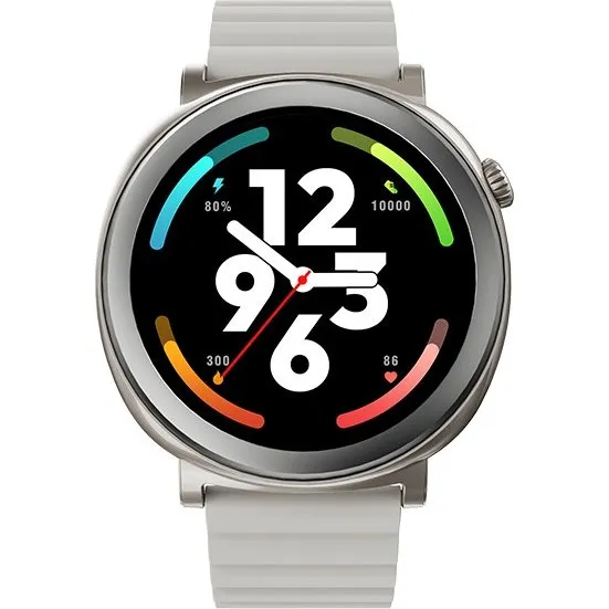 HiFuture Aurora Smartwatch, 1.43" AMOLED, Sølv, 170+ Sportstilstande