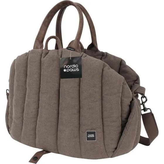 Nordic Paws Bæretaske til Mindre Hunde - Brun - Max 13kg