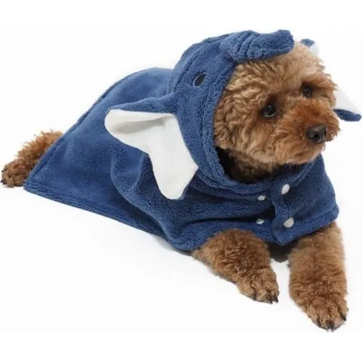 Peppy Buddies Badekåbe til Hund, Large, 55 cm, Elefant