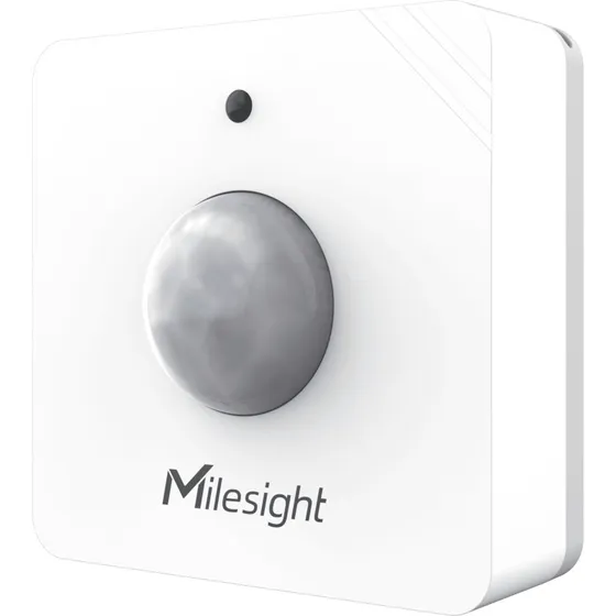 Milesight WS202 PIR- og Lyssensor, Hvid, LoRaWAN