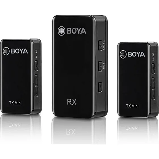 Boya BY-XM6-S2 Trådløs Mikrofon X2 2,4 GHz