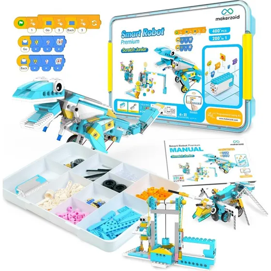 Makerzoid Smart Robot Premium – Begynderprogrammering fra 6 år