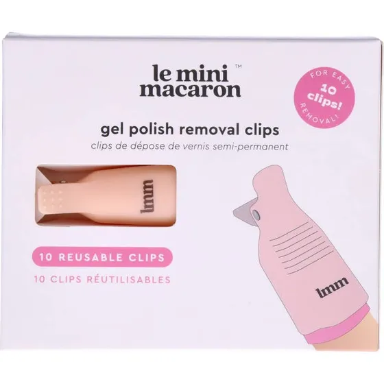 Le Mini Macaron Gel Removal Clips 10 stk.