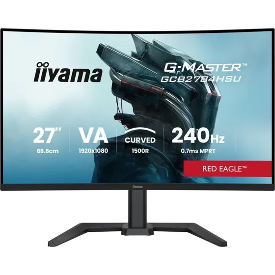 iiyama G-MASTER Red Eagle GCB2784HSU-B1 27" buet gaming-skærm, 240 Hz, sort