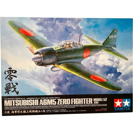 Tamiya A6M5 Zero Fighter Model 52 (Zeke) 1:32 byggesæt