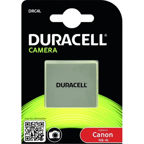 Duracell DRC4L Li-Ion 700mAh batteri til Canon