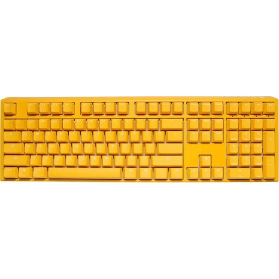Ducky One 3 Gul Mekanisk Gaming-tastatur (Tysk, Fuldstændig)