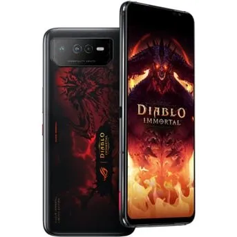 ASUS ROG Phone 6 Diablo Immortal Edition 16 GB/512 GB Sort/Rød