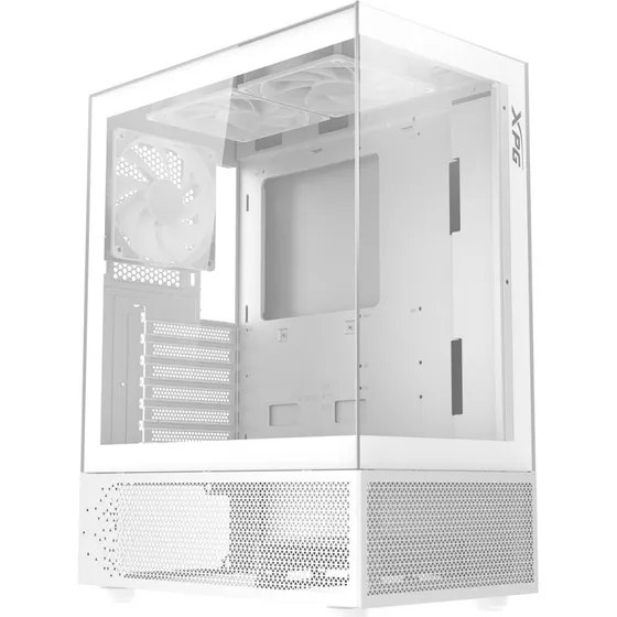 XPG Invader X Mini Midi-Tower Hvid, 5× ARGB-blæsere