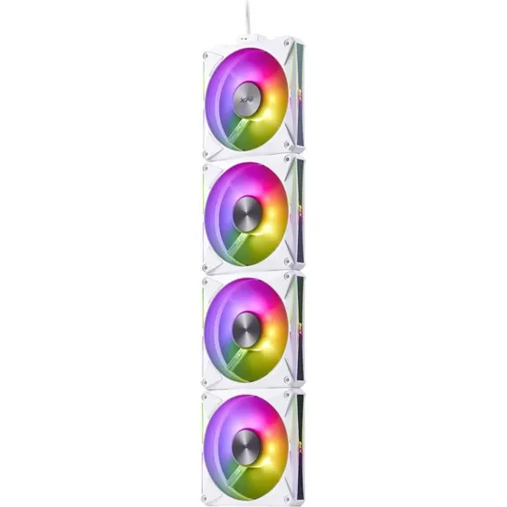 XPG Hurricane MAG 120 ARGB PWM Hvid 4-pak