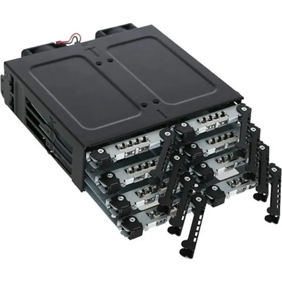 Icy Dock MB998IP-B 8x 2.5" SATA/SAS Hot-Swap Backplane i 5.25" Bay