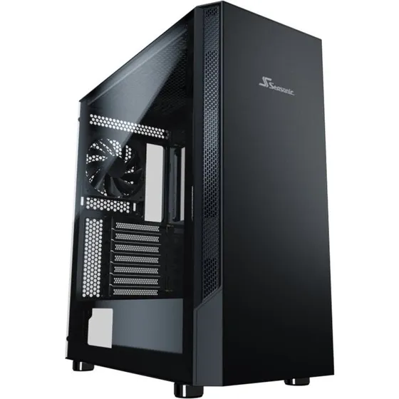 Seasonic Arch Q503 Midi-Tower med DGC-650 Gold Strømforsyning - Sort