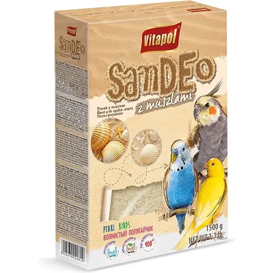 Vitapol Fuglesand med skaller, 1,5 kg