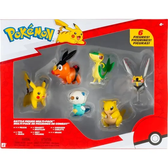 Pokémon Battle Figure 6 Pk – 6 officielle Pokémon-figurer