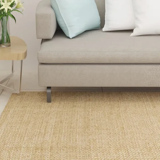 vidaXL gulvtæppe 100x150 cm sisal natur