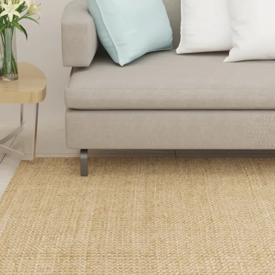 vidaXL gulvtæppe 100x250 cm sisal natur