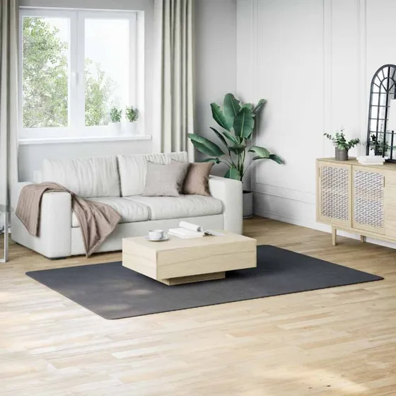 vidaXL gulvtæppe 160x230 cm grå blødt plys skridsikkert vaskbart
