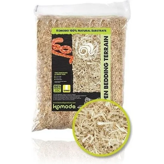 Komodo Aspen Bed Terrain 12L - naturligt aspetræsubstrat
