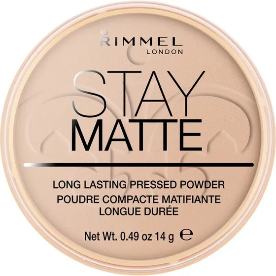 Rimmel London Stay Matte kompakt pudder 005 Silky Beige 14 g