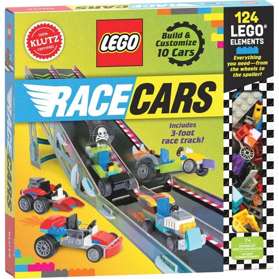LEGO Race Cars – Byg, kør og lær med 10 biler og 1 meter track