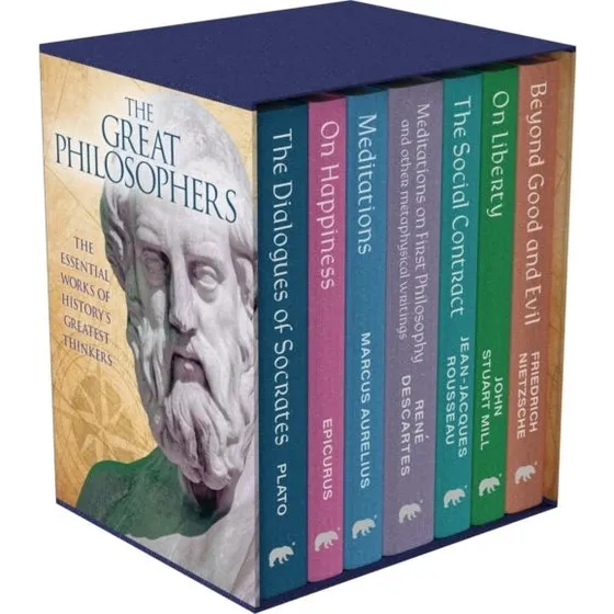 The Great Philosophers Collection: 7-bogs lækre hardback-boks