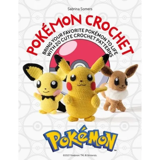 Pokémon Crochet – Officiel håndarbejdsbog med 20 amigurumi-mønstre