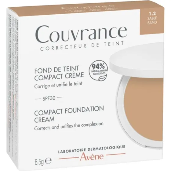 Avène Couvrance Compact Foundation SPF30 1.1 Natural 8,5 g