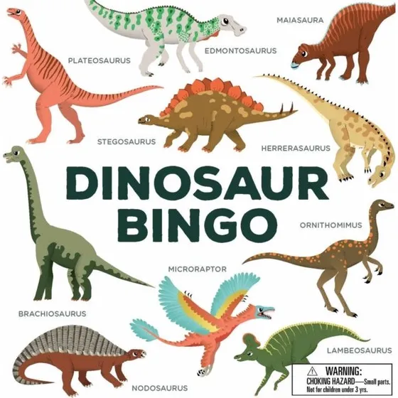 Laurence King Dinosaur Bingo - Spil for børn og familier