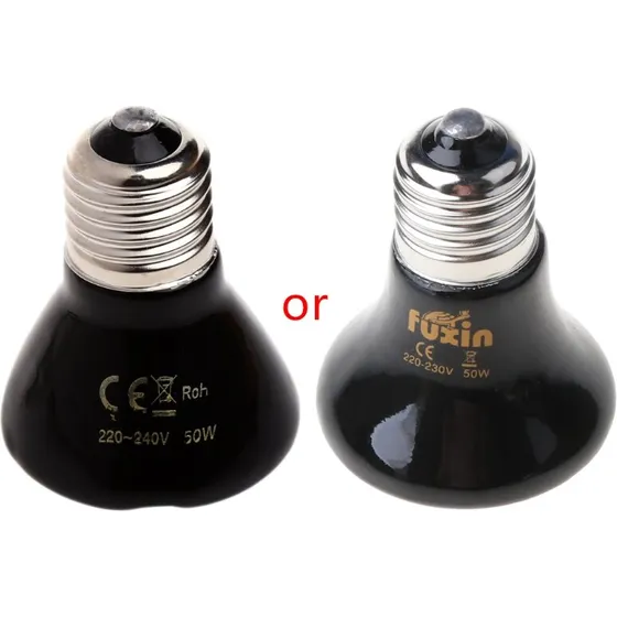 Jiecare keramisk infrarød varmelampe 50W til krybdyr