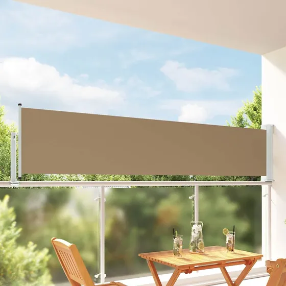vidaXL Side Markise 60 x 300 cm, Polyester med Jern/Stål Konstruktion