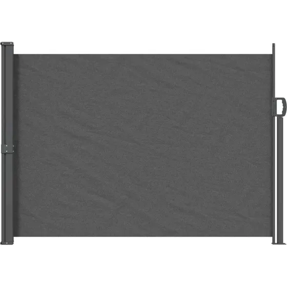 vidaXL Udtrækkeligt Side-Markise 160 x 300 cm, 100% Polyester med PU-Behandling, Stålramme
