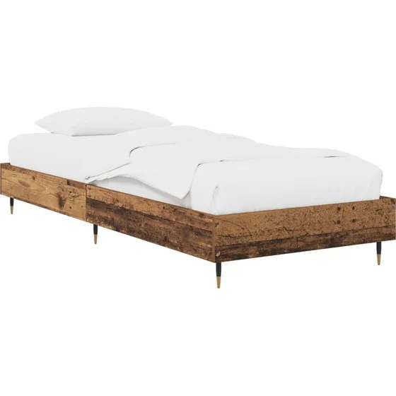 vidaXL Sengestel Gammelt Træ 80 x 200 cm Konstrueret Træ