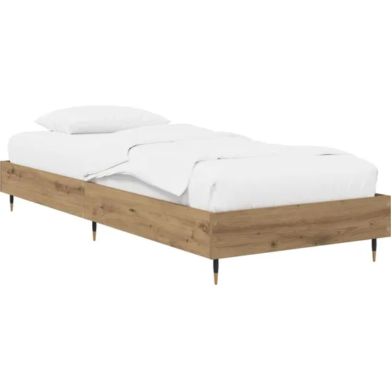 vidaXL Sengestel Artisan-eg 80 x 200 cm Konstrueret Træ