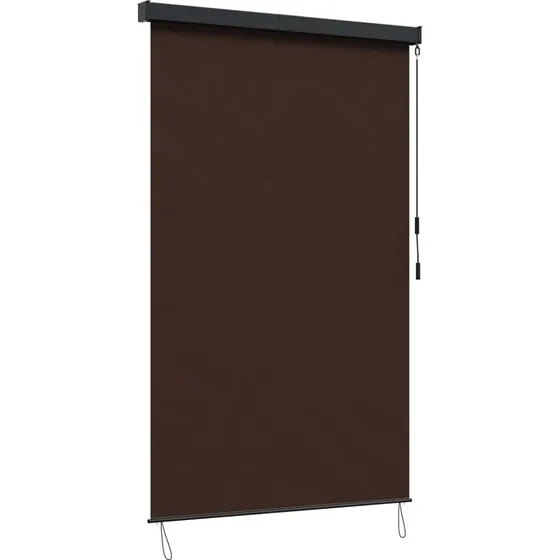 vidaXL Rullegardin Brun 160 x 250 cm Stof & Aluminium