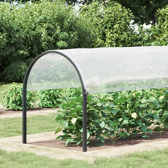 vidaXL Planteovertræk Transparent 2 x 12 m PE