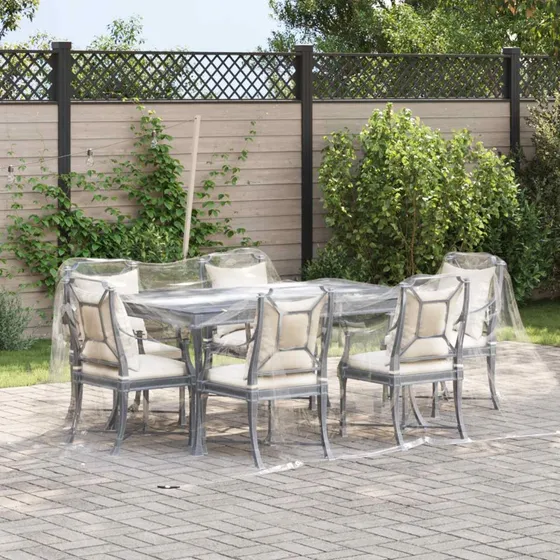 vidaXL Planteovertræk 2 x 12 m Transparent PVC