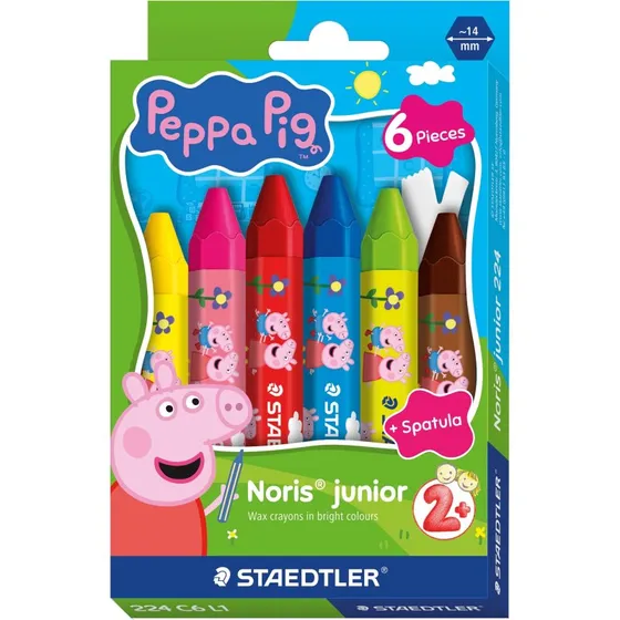 Staedtler Gurli Gris Voksfarver 6 stk