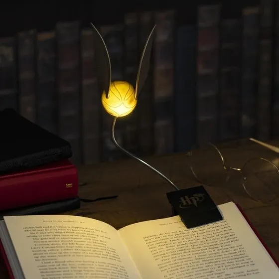 Harry Potter Golden Snitch Light Clip V2 - Gylden Snitch-Lampe med Klip