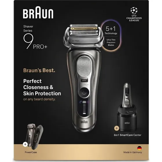 Braun Series 9 Pro Plus 9675cc Grå, 6-in-1 SmartCare